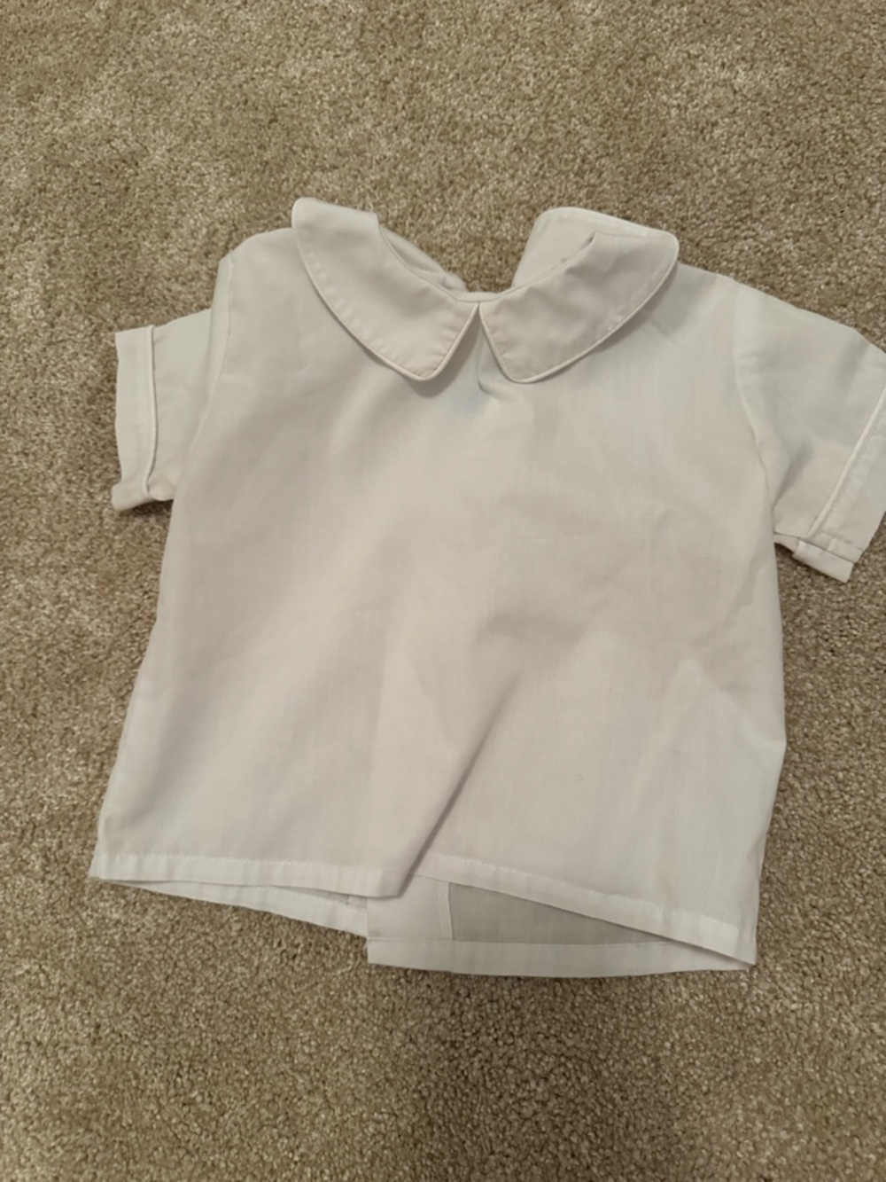 White Peter Pan Collar Blouse